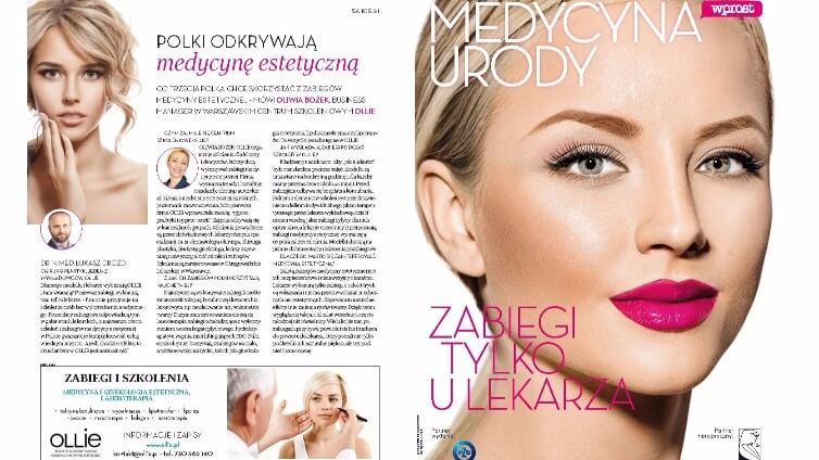 Polki odkrywają medycynę estetyczną – wywiad Wprost z Oliwią Bożek