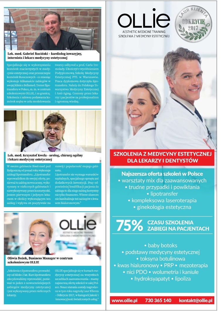 Dr Gabriel Ruciński - lekarz medycyny estetyznej specjalizujący się w zabiegach Lipotransferu