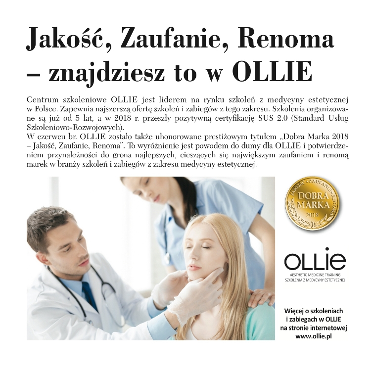 Dobra marka 2018 - jakość, zaufanie, renoma - OLLIE