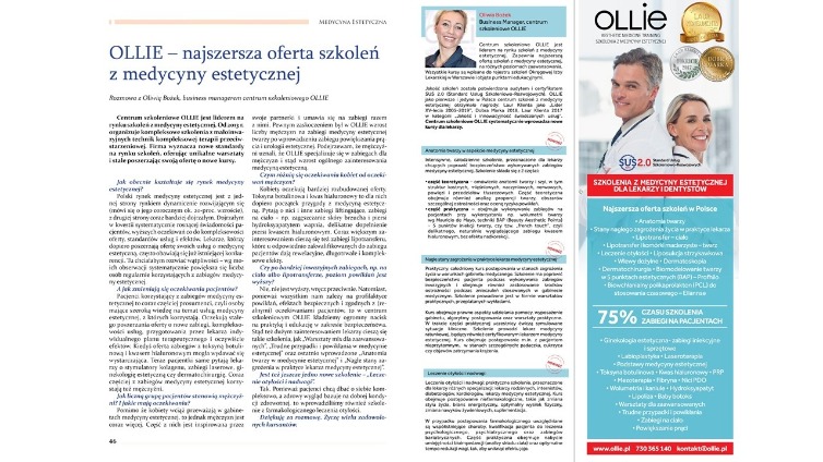 Najnowsze trendy w medycynie estetycznej – wywiad z Oliwią Bożek