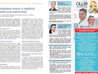 Anatomia twarzy w aspekcie medycyny estetycznej – wykładowca OLLIE w piśmie medycznym