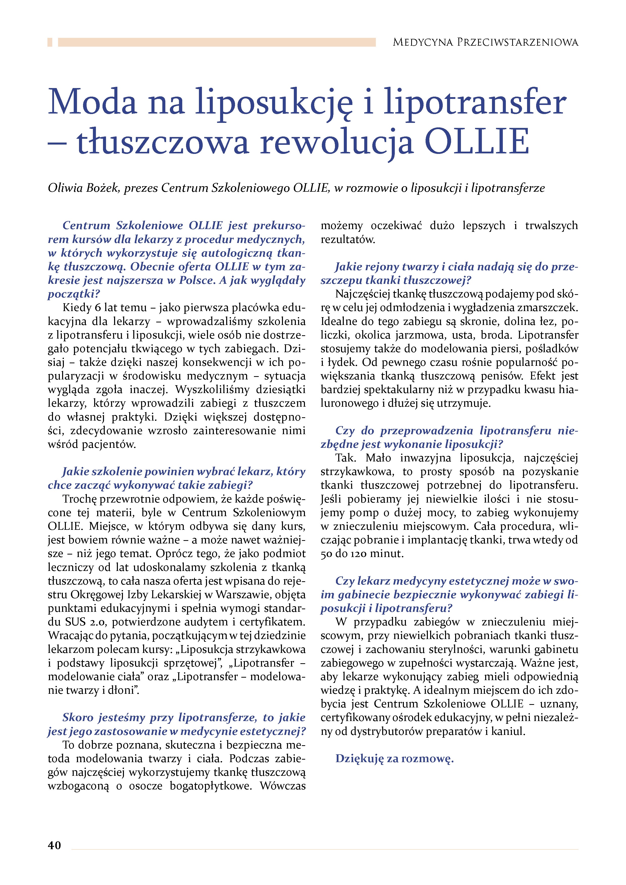 Jak leczyć nadwagę i otyłość – wywiad